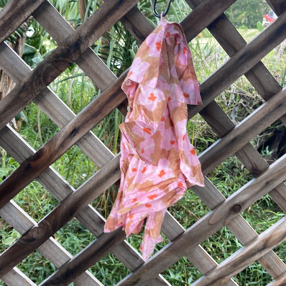Acacia Silk Kids Shirt Size Medium